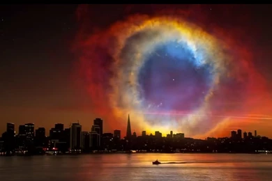 What It Would Look Like If Helix Nebula Were Closer To The Earth ...