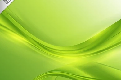 Abstract Waves Backgrounds In Green Tones Vector
