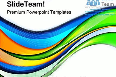 Abstract Colorful Waves Backgrounds PowerPoint Templates Themes And ...