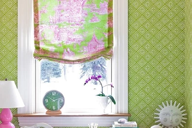 The Peak Of Tres Chic: Needing, Wanting, Loving: Quadrille Wallpapers