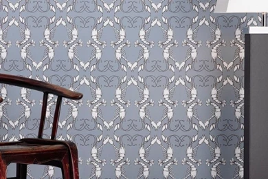 Lobster Wallpaper, Grey Wallpaper, Buy Wallpapers Direct Online