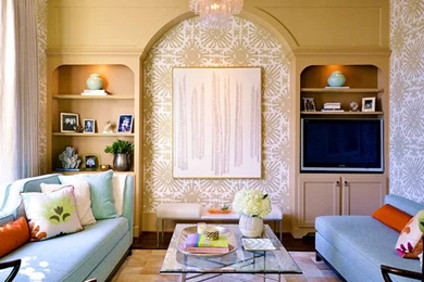 The Peak Of Tres Chic: Needing, Wanting, Loving: Quadrille Wallpapers