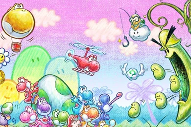 Yoshi's New Island Art   ID: 68838