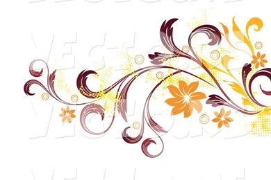 Vector Of A Grunge Styled Yellow, Red And Orange Flower Backgrounds ...