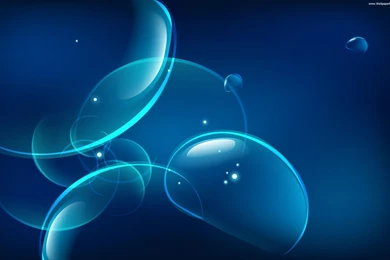 Blue Bubbles Wallpapers   700655