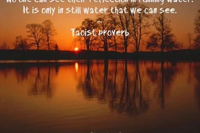 Wfts) No One Can See Their Reflection In Running Water. It Is Only ...