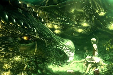 Chinese Taoist Legend Of The Green Dragon And The White Tiger ...