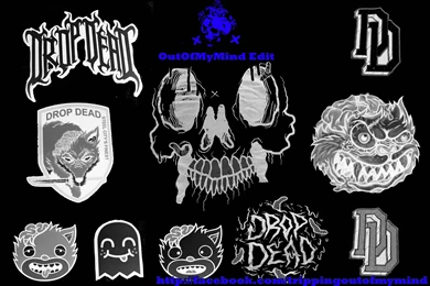 Drop Dead Brushes By Out of my mind edits On DeviantArt