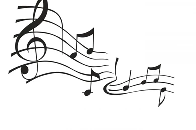 Musical Notes Backgrounds Black And White