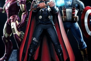 Download Wallpapers 540x960 Hellboy, Iron Man, Captain America ...