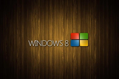 Windows 8 Wooden Image