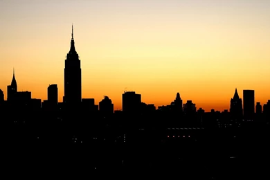 HD Dark Sunset New York Skyline Wallpapers HD Full Size ...