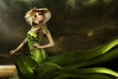 Desktop Wallpapers · Gallery · Windows 7 · Green Silk Windows 7 ...