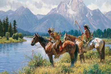 NATIVE AMERICAN WALLPAPER   (