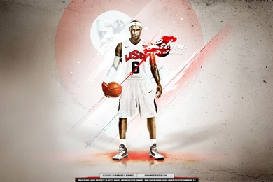 LeBron James – 'Team USA' (WALLPAPER)