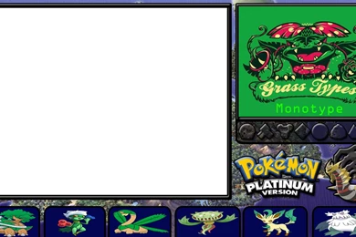 Pokemon Platinum Grass Monotype Layout By Randompeak On DeviantArt