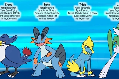 Pokemon Platinum Party By Buizelmaniac On DeviantArt