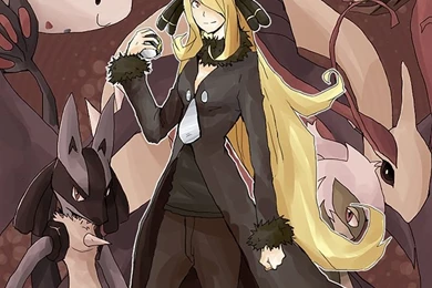 Pokemon Platinum   Cynthia By FfSade On DeviantArt