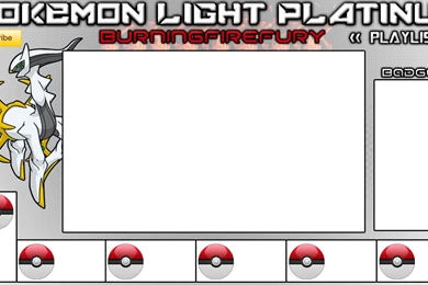 BFF's Pokemon Light Platinum Sidebar By Officialpokemonlover On ...