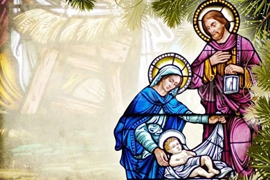 Away In A Manger Church PowerPoint Template