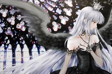 Wallpapers Cartoon Angel Anime Angels Girls Tube 1366x768 ...