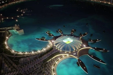 Qatar Football Stadium Free Desktop Backgrounds And Wallpapers