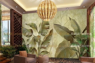 Online Buy Wholesale Banana Leaf Wallpapers From China Banana Leaf ...