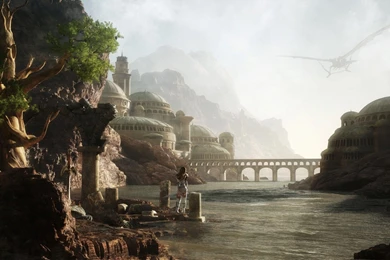 Steampunk Mechanical Flight Aircraft Cities Mood Wallpapers ...