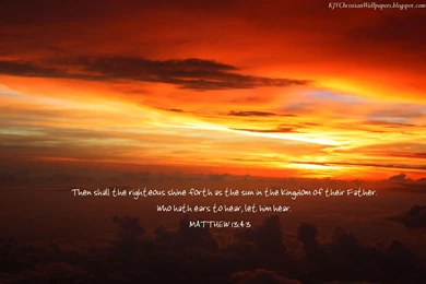 Free King James (KJB) Versed Christian Wallpaper: February 2010