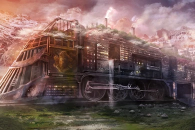 Steampunk Train Wallpapers   Fantasy Wallpapers