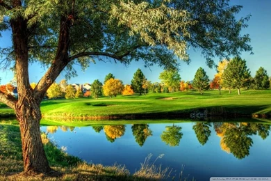 Golf Course Landscape HD Desktop Wallpapers : High Definition ...