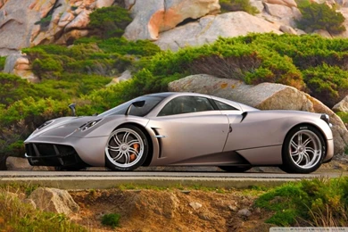 Pagani Huayra Landscape HD Desktop Wallpapers : Widescreen : High ...