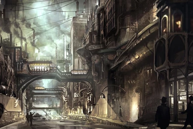 Gallery For   Steampunk City