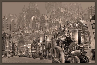 Gallery For   Steampunk City