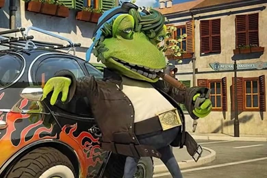 Download Wallpapers 640x960 Frog, Car, Cool, Street, Stylish ...