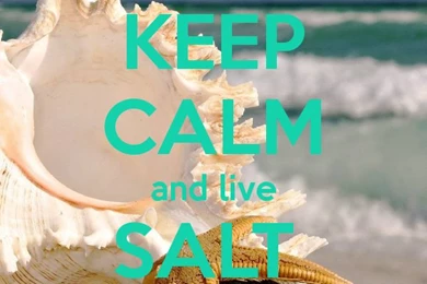 KEEP CALM And Live SALT LIFE Poster