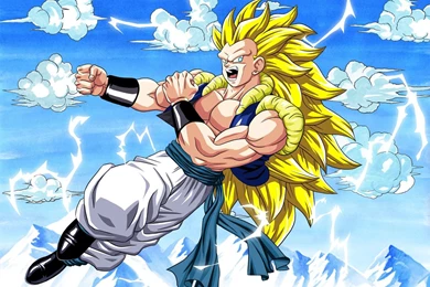 DRAGON BALL Z WALLPAPERS: Gotenks Super Saiyan 3