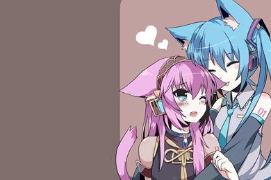 Luka And Miku Neko   (