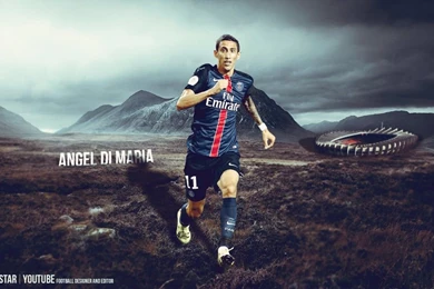 Angel Di Maria Paris Saint Germain Wallpapers   Football Wallpapers HD