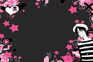 Emo Black And Pink Wallpapers