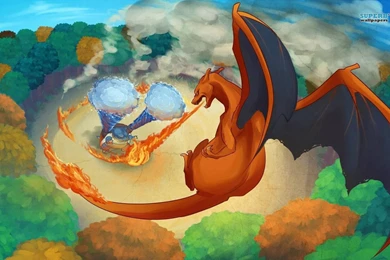 Blastoise And Charizard   Pokemon Wallpapers   Anime Wallpapers ...