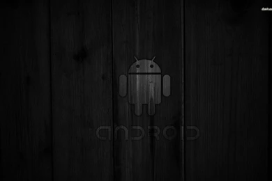 Dark Gray Android On Wood Wallpapers   Computer Wallpapers