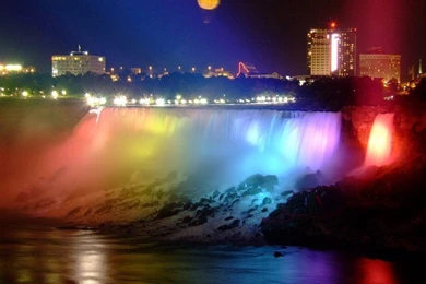 Niagara Falls At Night   Imgur