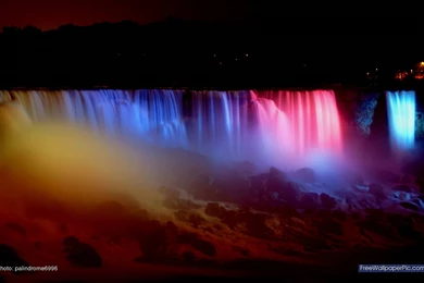 Niagara Falls At Night Wallpapers   163268