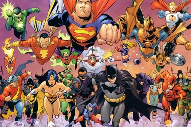 Batman Superman Green Arrow Comics Wonder Woman Shazam Flash ...