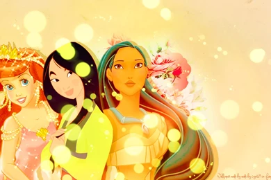Ariel, Mulan And Pocahontas Wallpapers   Disney Princess Wallpapers ...