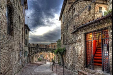 Cobblestone Street 2 Wallpapers   (