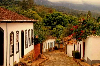 Cobblestone Path >> HD Wallpaper, Get It Now!