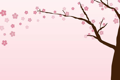 MBM Backgrounds: Cherry Blossom Branch