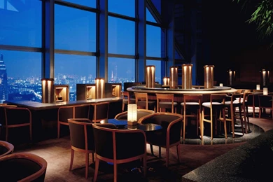 Skyscrapers: Bar Lounge Skyscraper View 1920 1080 Free Desktop ...